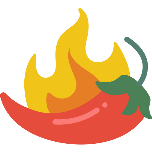 Logo piatto piccante